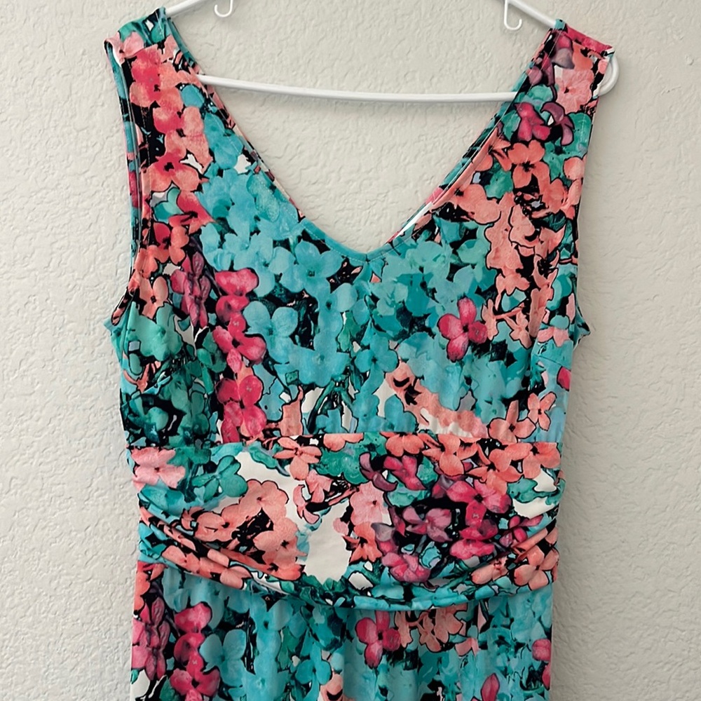 London Times Floral Maxi Dress